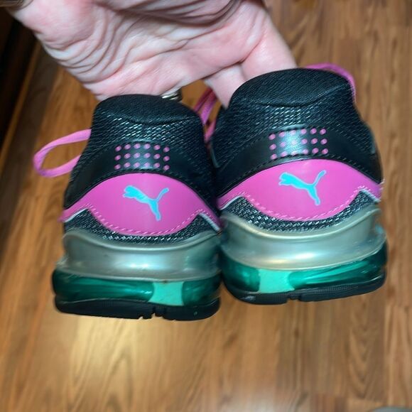 Puma Women’s iocell 1.0, grey, teal, pink/purple, 8 - Picture 3 of 6